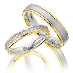 Simon & Söhne White gold yellow gold Marryring